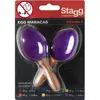 STAGG 2PC EGG MARACAS S/25g/VIOLET