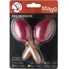 Stagg Paire De Maracas Rouge