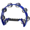 Tambourin 1/2 lune 16 cymbalettes bleu-Stagg