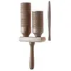 STAGG CLOCHE AGOGO BOIS 2TONS+MAILLT