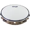 STAGG 12TAMBOURIN 1RG CYM/PLST BOIS