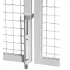 Verrou de sol en applique à visser - LOCINOX - VSF-K-ALUMQF1BL