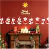 AMBIANCE-STICKER Kerstthema sneeuwpop sticker - Kerststickers - feestdecoraties