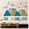 Kerstbergstickers 100 x 150 cm