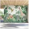 AMBIANCE-STICKER Papier peint panoramique jungle préencollé grand safari h 250 x l 360 cm