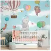 AMBIANCE-STICKER Papier peint panoramique préencollé animaux dans les airs H 280 x L 240 cm