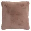 J-LINE Coussin cutie carré rose poudré Rose