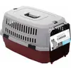 M-pets Hondenvervoersbox Viaggio 58,4 X 38,7 X 33 Cm Rood/grijs