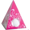 Ballotin Pyramide plexi transparente Fuchsia