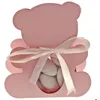 Ballotin OURSON avec plexi Rose clair