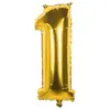 Ballon mylar 86cm CHIFFRE 1 OR