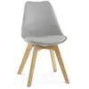 Alterego - TEKI - Moderne stoel - Grijs - 56x48x83 cm