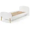 Vipack Lit simple Kiddy en bois laqu et brut et sommier 90x200cm