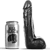 All Black Zwarte realistische dildo - 20 cm