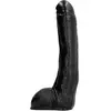 All Black Anaal Dildo 29 cm - zwart