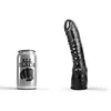 All Black Anaal Dildo 20 cm - zwart