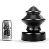 All Black - Buttplug - 14.5 x 19 cm - Zwart