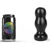Dark Crystal Bollen Buttplug 14,5 x 6 cm - zwart