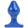 All Blue Buttplug 16 x 8 cm - blauw