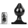 All Black Buttplug 19 x 11 cm - zwart
