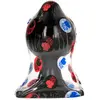 All Black Buttplug 18 x 10 cm - zwart