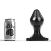 All Black Buttplug 16 x 8 cm - zwart