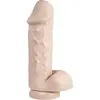 515 line Dildo met zuignap 20.3 cm - beige