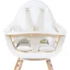 Childhome - Evolu Stoelverkleiner - Hearts - Kussen Voor Kinderstoel - Jersey