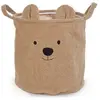 Childhome - Opbergmand - 40x40x40 Cm - Teddy - Bruin - Speelgoedmand - Wasmand