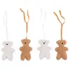 Childhome Jouets pour arche d'activités Teddy beige et écru (4 pièces)