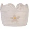 Childhome Flower Collection - Opbergmand - Bloem - 30x20x14 - Wit