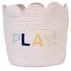 Childhome Flower Collection - Opbergmand - Bloem - 35x35x35 - Wit
