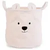 Childhome - Opbergmand - 40x40x40 Cm - Teddy - Ecru - Wasmand - Speelgoedmand