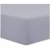 Vision - Drap housse Gris - 200x200cm - 100% coton
