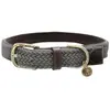 Kentucky Horsewear Dogwear - Hondenhalsband - Gevlochten Nylon - Grijs - Maat M/L - 58cm - Hondenriem