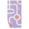 Quut Serviette de plage 2 en 1 Circuit Lavande (140 x 70 cm)