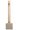 POWERTEX Socle en bois - POWEREX - 7x7x30 cm - Beige - Idéal pour sculptures - Matériau durable