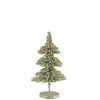 J-Line decoratie Kerstboom Bolletjes Glitter - kunststof - lichtgroen - small