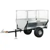 Aanhangwagen 550kg enkele as met verzinkte bak box 1500 x 960 x 465 mm...