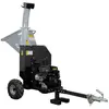 Torros Broyeur de végétaux herbes et feuillages pro tractable thermiqu...