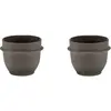Serax Kelly Wearstler Dune espressokop D7.5cm H6cm slate (set 2 stuks)