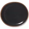 Serax Uncharted Out of Lines plat bord 27.5x24.5cm zwart bruin