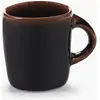 Serax Uncharted Out of Lines koffiekop 22cl zwart bruin (set van 2)