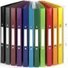 ACROPAQ - 12 x Classeur Souple A4 - 2 Anneaux 16mm, Jusqu'à 100 feuilles, Dos de 2,5 cm, Arc de Couleur, Collection 'Nature'