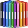 ACROPAQ - 10 x Ringmap 4 ringen - Ringbanden A4 met rug etiketten, Rug...
