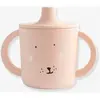 Tasse d aprentissage en silicone - Madame Lapin - Rose - Verre à bec bébé - Trixie