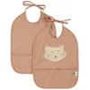Trixie Lot de 2 bavoirs imperméable Mrs. Cat