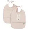 Trixie Lot de 2 bavoirs imperméable Mrs. Rabbit