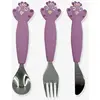 Trixie Lot de 3 couverts 2e âge Animal mauve TU