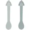 Trixie Lot de 2 cuillères en silicone Mr. Shark